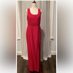 Evan Picone Strapless Red Dress